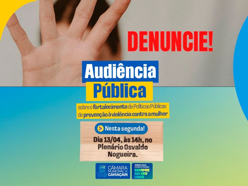 Audiência Pública na Câmara de Camaçari